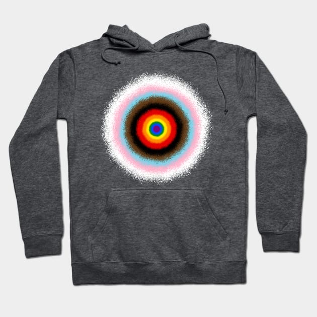 Hoop Dynamics Icon - Progress Pride Hoodie by panicdote